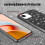 iPhone16e Glitter Stötsäkert Skal Svart TPU/PC 5
