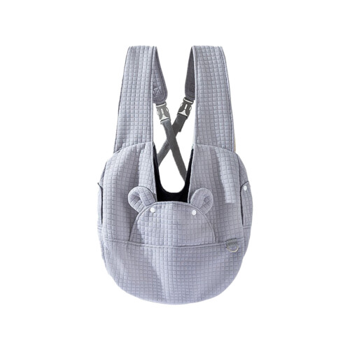 Rabbit Pet Backpack Winter Thickened Plush Carrier Bag
