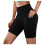 Women's Plus Size Athletic Bike Shorts Black 4