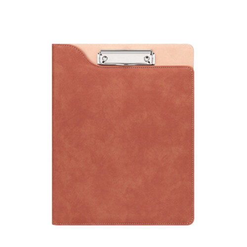 Clamp Folder Office Craft Stationery Matte Brown