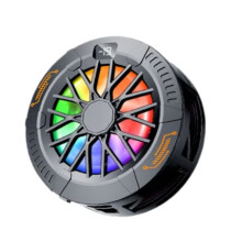 DY29 Mobile Phone 3 Gears Adjustment Game Cooler Magnetic Back-Clip Semiconductor Cooling Radiator Black