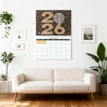 2026 Wandkalender Diamant-Malset - DIY Diamant-Kunstkalender 2026, für Home-Office-Dekorationsgeschenke (1 Stück)