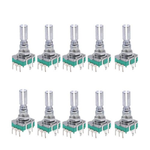 (7 Pin 20MM)20 PCS 360 Degree EC11 Rotary Encoder Code  Digital Potentiometer with Caps