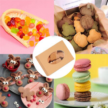 30 Pcs Soap Boxes with Window,Which Can Be Used to Present Their Soaps in an Attractive and Professional Way Brown