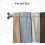Rustic Wood Board Window Valance Vintage Brown Grey 54x18 3