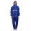 Motorcycle Rain Suit Dark with Adjustable Hood and Elastic 4