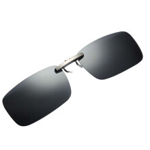 Polarized Clip-On Sunglasses for Driving Gray 400
