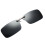 Polarized Clip-On Sunglasses for Driving Gray 400 1