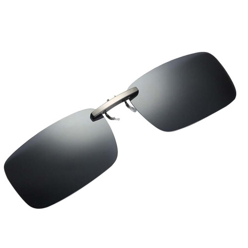Polarized Clip-On Sunglasses for Driving Gray 400