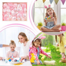 Easter Egg Holiday Decor Spring Celebration Hangable Egg Decor Festival Favor Spring Easter Bowl Fillers for Home Church