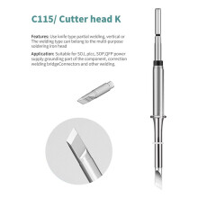C115 I/is/K Universal C115 Series Soldering Iron Tip Replacement Rapid Warming Soldering Station Welding Solder Tips