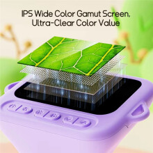 New 1000x Digital Microscope for Kids 2-Inch IPS Screen 2MP Optical Lens with Camera and Video Function for Christmas B