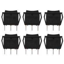 6X Composant Logiciel Enfichable de AC15A/250V 20 A/125 V 3 Pin SPDT -OFF- 3 Position Interrupteur A Bascule