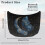 Housse de capot de voiture extensible en polyester bleu papillon pour papillon 7