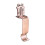 DAMAI Christmas Stocking Holders Bronze Metal Hooks 4-Pack 1