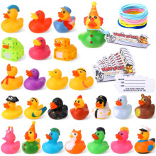 Rubber Duck Bath Toys Set 72 pcs for Toddlers