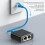 Splitter per cavo Ethernet RJ45 1000Mbps1to2 4