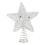 Silver Star Tree Topper Lightweight Christmas Decor 5