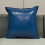 Fodere per cuscini in similpelle blu navy, 45x45 cm, confezione da 2 2