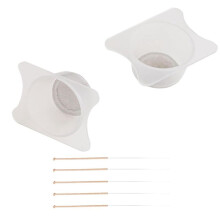Airbrush Filter Cup, 2Pcs Airbrush Special Paint Filter Cup with 0.3mm Airbrush Sprays Needle - for Paint Airbrush