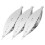 Silver Tatting Shuttle Vintage Style 3 Pieces 1