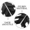 Black TPU Rear Trunk Wing Spoiler Aerodynamic Universal Fit 7