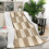 Geruite flanellen plaid 50x60 zwart 2