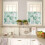 Purple Ombre Kitchen Curtains and Valances Set 3-Piece 4