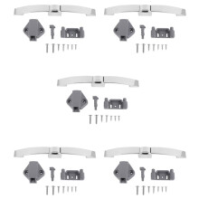 5X Car Push Lock RV Caravan Boat Cabinet Locks Handle Home Drawer Button Locks Furniture Door Lock E