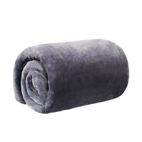 Grey Rechargeable Heating Blanket Wearable Cloak Flannel 3