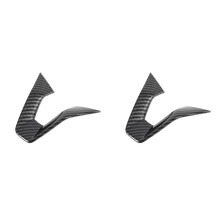 2X Carbon Fiber Car Steering Wheel Cover Trim Accessories for Onix 2019-2021