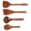 Wood Soup Spoon Long Handle 4 Pieces 1