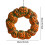 Couronne de citrouilles d'Halloween - Pendentif - Accessoire de maison hantée 4
