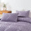 Purple Boho Queen Comforter Set Microfiber 3-Piece 7