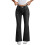Schmal geschnittene Damen-Bootcut-Jeans mit Taschen 6