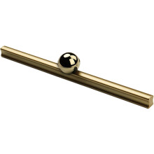 Gold Aluminum Cabinet Handles with Screws