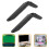 Universal TV Base Bracket Black 1 Set 1