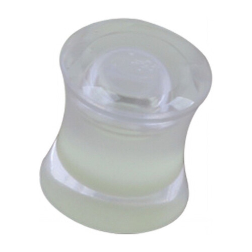 Unisex Glow-in-Dark Double Flared Saddle Ear Plug 6mm