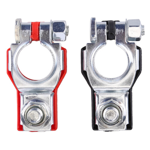 Car Battery Terminal Clamp Connectors Positive Negative 2 2