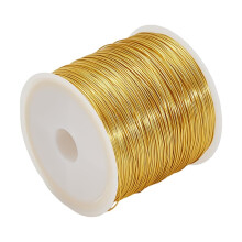 18K Gold Plated Jewelry Wire 0.4mm 26G 328ft