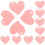 Heart Shaped Gift Tags Kraft Paper 50 pcs 2