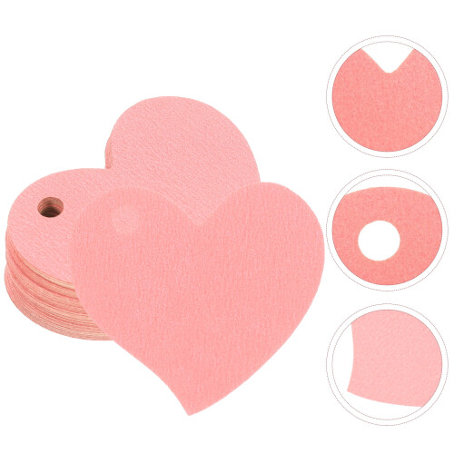 Heart Shaped Gift Tags Kraft Paper 50 pcs 2