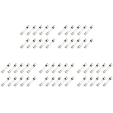 50 Pcs Fast Blow Type Glass Tube Fuses 6X30mm 250V 10A
