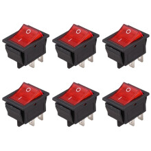 6X 4 Broches Marche/Arret Interrupteur Inverseur A Bascule 16A 20A 250V AC