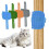 Cat Self-Grooming Brush for Table Legs Adjustable Silicone 2