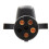 Raindrops Multi-Plug Trailer Wiring Adapter Black 7