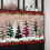 Red Black Buffalo Plaid Christmas Tree Window Valance 7
