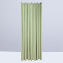 Blackout Curtains Light Green Rectangular Textured Thermal