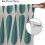 Mid-Century Curtains Atomic Starburst Pattern 2-Panel Set 5