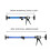 Telescopic Wall Cabinet Support Rod Heavy-Duty 50–115cm 3